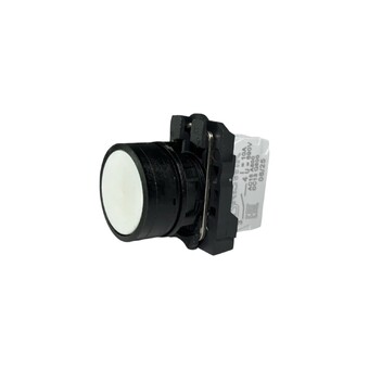 Кнопка без фиксации КМЕ 4710м, IP66, белая (1НО) УХЛ3, AB-DB-6AI-0811 - Электротехнические изделия