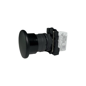 Кнопка "Грибок" без фиксацией КМЕ 5610м, IP65, черная (1НО) УХЛ2, AB-HB-5AI-0111 - Электротехнические изделия