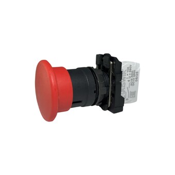 Кнопка "Грибок" без фиксации КМЕ 5110м, IP40, красная (1НО) УХЛ3, AB-HB-0AI-0211 - Электротехнические изделия