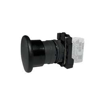 Кнопка "Грибок" без фиксацией КМЕ 5601м, IP65, черная (1Н3) УХЛ2, AB-HB-5AI-0112 - Электротехнические изделия