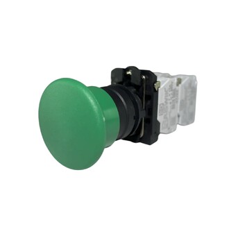 Кнопка "Грибок" без фиксацией КМЕ 5622м, IP65, зеленая (2НО+2Н3) УХЛ3, AB-HB-5AI-0343 - Электротехнические изделия