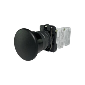 Кнопка "Грибок" без фиксацией КМЕ 5731м, IP66, черная (3НО+1Н3) УХЛ3, AB-HB-6AI-0142 - Электротехнические изделия