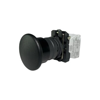 Кнопка "Грибок" без фиксацией КМЕ 5603м, IP65, черная (3Н3) УХЛ3, AB-HB-5AI-0134 - Электротехнические изделия