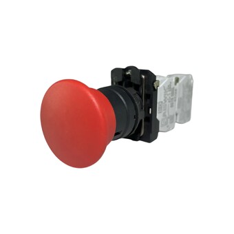 Кнопка "Грибок" без фиксации КМЕ 5713м, IP66, красная (1НО+3Н3) УХЛ3, AB-HB-6AI-0244 - Электротехнические изделия