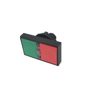Головка двойной кнопки КМЕ 81Л, IP40, красная-зеленая, LAY4-EW83.BR - Электротехнические изделия