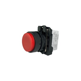 Кнопка выступающая без фиксации КМЕ 7101м, IP40, красная (1Н3) УХЛ3, AB-DC-0AI-0212 - Электротехнические изделия