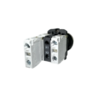 Кнопка без фиксации КМЕ 4103м-Л, с подсветкой 24V, IP40, белая (3Н3) УХЛ2, AB-EB-0AI-3834 - Электротехнические изделия
