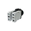 Кнопка без фиксации КМЕ 4722м-Л, с подсветкой 24V, IP66, зеленая (2НО+2Н3) УХЛ2, AB-EB-6AI-3343 - Электротехнические изделия
