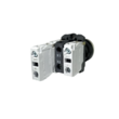 Кнопка без фиксации КМЕ 4730м-Л, с подсветкой 24V, IP66, белая (3НО) УХЛ2, AB-EB-6AI-3831 - Электротехнические изделия