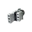 Кнопка без фиксации КМЕ 4730м-ЛС, с подсветкой 220V, IP40, красная (3НО) УХЛ2, AB-EB-0AI-7231 - Электротехнические изделия