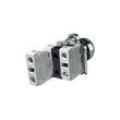 Кнопка без фиксации КМЕ 4630м-ЛС, с подсветкой 220V, IP40, синяя (3НО) УХЛ2, AB-EB-0AI-7531 - Электротехнические изделия