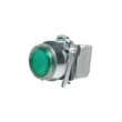 Кнопка без фиксации КЕ 171/1м-ЛС, с подсветкой 220V, IP66, зеленая (2НО) УХЛ2, AT-EB-6Ai-7322 - Электротехнические изделия