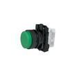 Кнопка выступающая без фиксации КМЕ 7110м, IP40, зеленая (1НО) УХЛ3, AB-DC-0AI-0311 - Электротехнические изделия