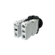 Кнопка без фиксации КМЕ 4122м-Л, с подсветкой 24V, IP40, белая (2НО+2Н3) УХЛ2, AB-EB-0AI-3843 - Электротехнические изделия