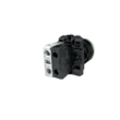 Кнопка без фиксации КМЕ 4601м-Л, с подсветкой 24V, IP65, белая (1Н3) УХЛ2, AB-EB-5AI-3812 - Электротехнические изделия