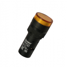 Моноблочная арматура АД(AD)-16, 110-220V AC/DC, IP65, желтый, 16AC/DC220V-Y.BR - Электротехнические изделия