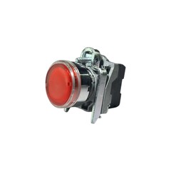 Кнопка без фиксации КМЕ 4710м-ЛС, с подсветкой 220V, IP66, красная (1НО) УХЛ2, AB-EB-6AI-7211 - Электротехнические изделия