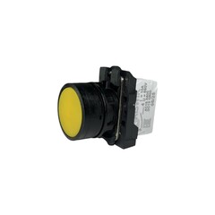 Кнопка без фиксации КМЕ 4610м, IP65, желтая (1НО) УХЛ2, AB-DB-5AI-0411 - Электротехнические изделия