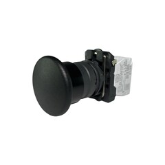 Кнопка "Грибок" без фиксацией КМЕ 5612м, IP65, черная (1НО+2Н3) УХЛ3, AB-HB-5AI-0133 - Электротехнические изделия