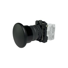 Кнопка "Грибок" без фиксацией КМЕ 5120м, IP40, черная (2НО) УХЛ3, AB-HB-0AI-0122 - Электротехнические изделия