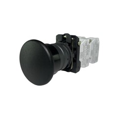Кнопка "Грибок" без фиксацией КМЕ 5122м, IP40, черная (2НО+2Н3) УХЛ3, AB-HB-0AI-0143 - Электротехнические изделия