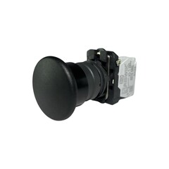 Кнопка "Грибок" без фиксацией КМЕ 5102м, IP40, черная (2Н3) УХЛ3, AB-HB-0AI-0123 - Электротехнические изделия