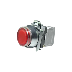 Кнопка без фиксации КЕ 171/2м-ЛС, с подсветкой 220V, IP66, красная (1НО+1Н3) УХЛ2, AT-EB-6Ai-7221 - Электротехнические изделия