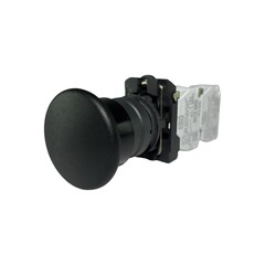 Кнопка "Грибок" без фиксацией КМЕ 5113м, IP40, черная (1НО+3Н3) УХЛ3, AB-HB-0AI-0144 - Электротехнические изделия