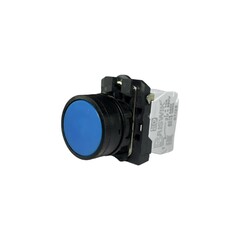 Кнопка без фиксации КМЕ 4603м, IP65, синяя (3НЗ) УХЛ2, AB-DB-5AI-0534 - Электротехнические изделия