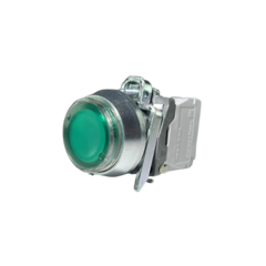 Кнопка без фиксации КЕ 171/1м-ЛС, с подсветкой 220V, IP66, зеленая (2НО) УХЛ2, AT-EB-6Ai-7322 - Электротехнические изделия