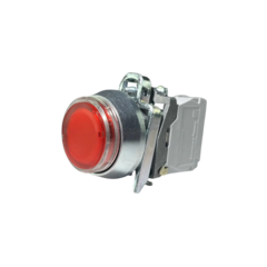 Кнопка без фиксации КЕ 171/5м-ЛС, с подсветкой 220V, IP66, красная (1Н3) УХЛ2, AT-EB-6Ai-7212 - Электротехнические изделия