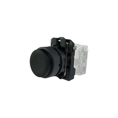 Кнопка выступающая без фиксации КМЕ 7730м, IP66, черная (3НО) УХЛ3, AB-DC-6AI-0131 - Электротехнические изделия