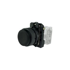 Кнопка выступающая без фиксации КМЕ 7603м, IP65, черная (3Н3) УХЛ3, AB-DC-5AI-0134 - Электротехнические изделия