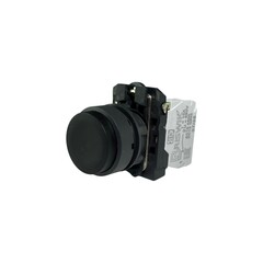 Кнопка выступающая без фиксации КМЕ 7102м, IP40, черная (2Н3) УХЛ3, AB-DC-0AI-0123 - Электротехнические изделия