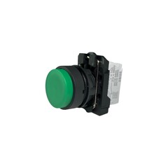 Кнопка выступающая без фиксации КМЕ 7601м, IP65, зеленая (1Н3) УХЛ3, AB-DC-5AI-0312 - Электротехнические изделия