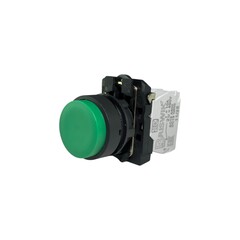 Кнопка выступающая без фиксации КМЕ 7103м, IP40, зеленая (3Н3) УХЛ3, AB-DC-0AI-0334 - Электротехнические изделия