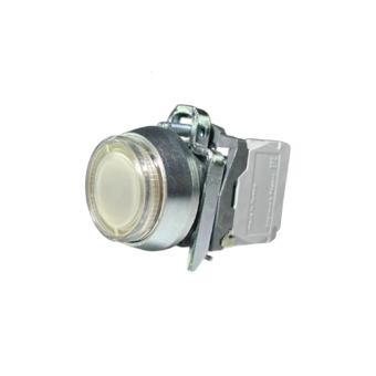 Кнопка без фиксации КЕ 171/2м-ЛС, с подсветкой 220V, IP66, белая (1НО+1Н3) УХЛ2, AT-EB-6Ai-7821 - Электротехнические изделия