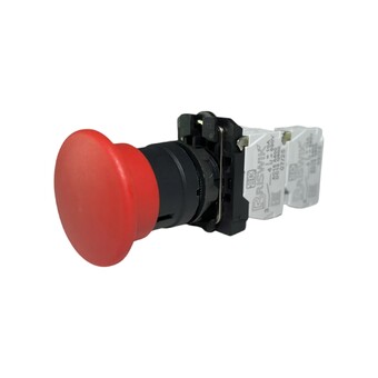 Кнопка "Грибок" без фиксации КМЕ 5631м, IP65, красная (3НО+1Н3) УХЛ3, AB-HB-5AI-0242 - Электротехнические изделия