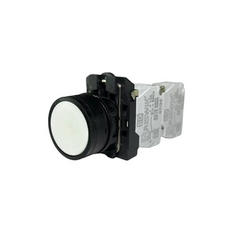Кнопка без фиксации КМЕ 4613м, IP65, белая (1НО+3Н3) УХЛ2, AB-DB-5AI-0844 - Электротехнические изделия