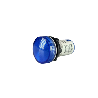 Моноблочная арматура АД(AD)-22, 12-24V AC/DC, IP67, синий, XB7EV06BP.BR - Электротехнические изделия